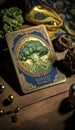 The Sacred Greens: An AI Revealed Tarot Card Embracing the Healing Power of Broccoli