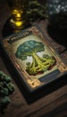 The Sacred Greens: An AI Revealed Tarot Card Embracing the Healing Power of Broccoli