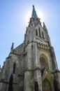 Sacred Heart Church of Jesuits, Polish Roman Catholic Church in neo-gothic style in Chernivtsi Royalty Free Stock Photo