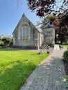 Sacred Heart Folk Centre and famine pot, Clones, Ireland Royalty Free Stock Photo