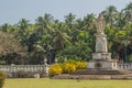 Sacred Heart of Jesus, statue at the yard of St. Catherine Cathedral, Old Goa, India