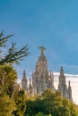 Sacred Heart Jesus Temple, Barcelona, Spain Royalty Free Stock Photo