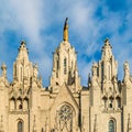 Sacred Heart Jesus Temple, Barcelona, Spain Royalty Free Stock Photo