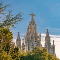 Sacred Heart Jesus Temple, Barcelona, Spain Royalty Free Stock Photo