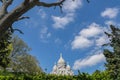 Sacred Heart Sacre Coeur Church in Montmartre Royalty Free Stock Photo