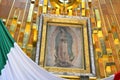 Sacred image of Our Lady of Guadalupe, in Mexico City Royalty Free Stock Photo