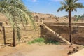 The Sacred Lake, also known as Cleopatra's Pool, at Dendera