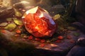 Sacred Magic stone ball. Generate Ai