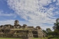 Sacred Mayan courtyard Palenque Chiapas Mexico