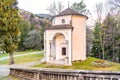 Chapel of the Sacred Mount Calvary of Domodossola on the Mattarella hill, Piedmont, Italy Royalty Free Stock Photo