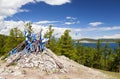 Sacred Ovoo by Khovsgol Lake