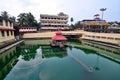 Sacred pond at Hindu temple