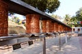 The Sacred prayer wheel at Sarnath