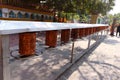 The Sacred prayer wheel at Sarnath