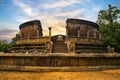 Sacred Quadrangle at Polonnaruwa Ancient city, unesco world heritage site Royalty Free Stock Photo