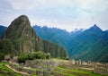 Sacred Rock an important piece of Inca culture of Machu Picchu Peru Royalty Free Stock Photo