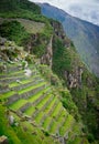 Sacred Rock, an important piece of Inca culture located in the north of Machu Picchu Peru Royalty Free Stock Photo
