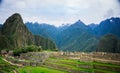 Sacred Rock an important piece of Inca culture of Machu Picchu Peru Royalty Free Stock Photo