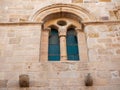 sacred romanic abbey in a mediterranean city. Travel concept