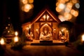 Sacred Serenity Captivating Nativity Set.AI Generated