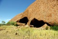 Sacred site on Uluru, Australia Royalty Free Stock Photo