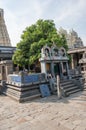 Sacred tree mango dedicated to the union of Siva and Parvati. Ekambareswarar temple is a Hindu temple. Kachi Ekambam old