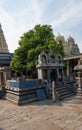 Sacred tree mango dedicated to the union of Siva and Parvati. Ekambareswarar temple is a Hindu temple. Kachi Ekambam old