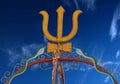 The sacred trident Royalty Free Stock Photo