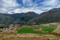 Sacred Valley. Cusco Region, Urubamba Province, Peru Royalty Free Stock Photo