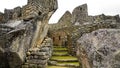 Condor Temple, Machu Picchu in Cusco Peru Royalty Free Stock Photo