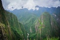 Summit of Happy Mountain or Putucusi Mountain in Machu Picchu Royalty Free Stock Photo