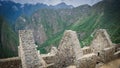 Summit of Happy Mountain or Putucusi Mountain in Machu Picchu Royalty Free Stock Photo