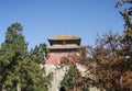 The sacred way is one of the most ancient roads to Ming Tombs in Beijing China.
