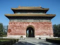 The sacred way is one of the most ancient roads to Ming Tombs in Beijing China. Royalty Free Stock Photo