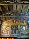 Sacristy of the Basilica di Santa Croce. Florence, Italy Royalty Free Stock Photo