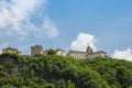 Sacro Monte di Varallo holy mountain in Piedmont Italy - stairs - Unesco world heritage