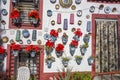 Sacromonte, traditional neighborhood,flowered typical house dec