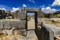 Sacsayhuaman, Inca citadel towering over Cusco in Peru Royalty Free Stock Photo