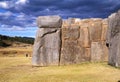 Sacsayhuaman, Inca ruins in Cusco, Peru Royalty Free Stock Photo