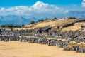 Sacsayhuaman ruins peruvian Andes Cuzco Peru Royalty Free Stock Photo