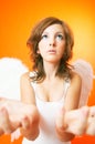 Sad Angel Royalty Free Stock Photo