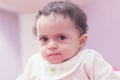 Sad arab baby girl Royalty Free Stock Photo