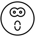 sad, baffled emoticon Vector Isolated Icon which can easily modify or edit sad, baffled emoticon Vector Isolated Icon which can e