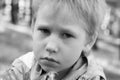 Sad boy. Royalty Free Stock Photo