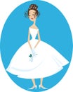 Sad bride Royalty Free Stock Photo