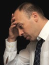 Sad businessman Royalty Free Stock Photo