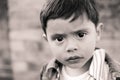 Sad child with big eyes Royalty Free Stock Photo