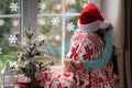 Christmas holiday during pandemic coronavirus COVID 19 concept Royalty Free Stock Photo