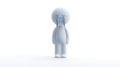 Sad 3D Character Crying, Emotional Avatar Illustration Royalty Free Stock Photo