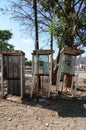 The sad death of payphones Royalty Free Stock Photo